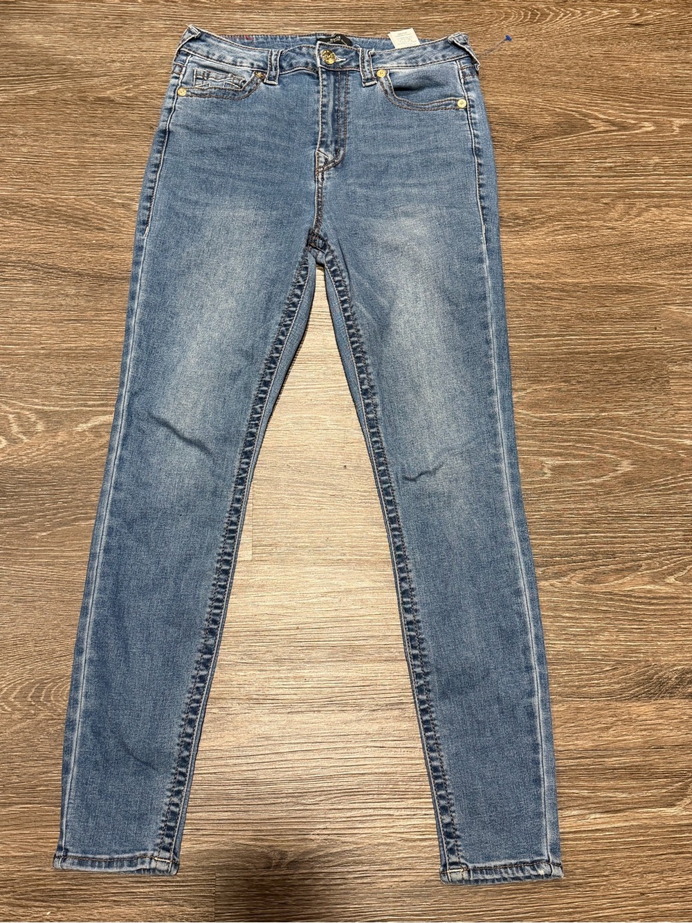 True Religion Light Blue Skinny Jeans "Halle"